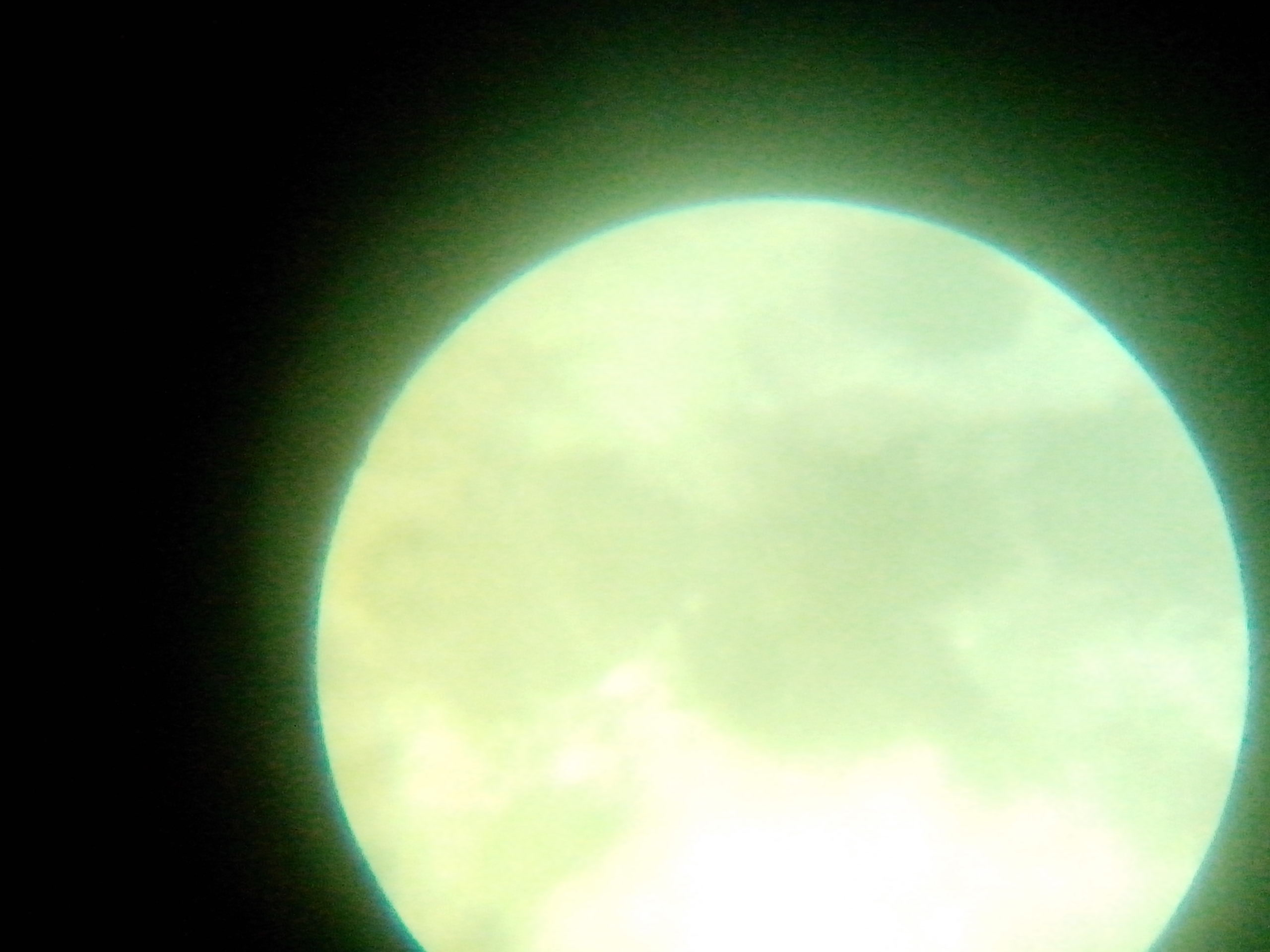 Full moon through telescope