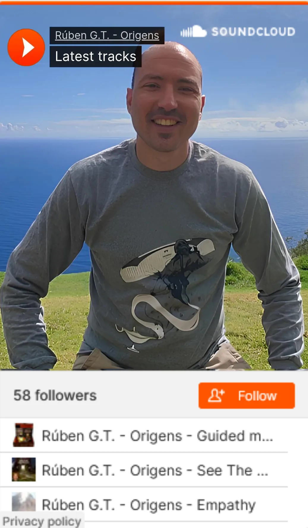Click to load SoundCloud player
