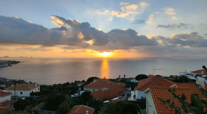 Golden hour sunrise