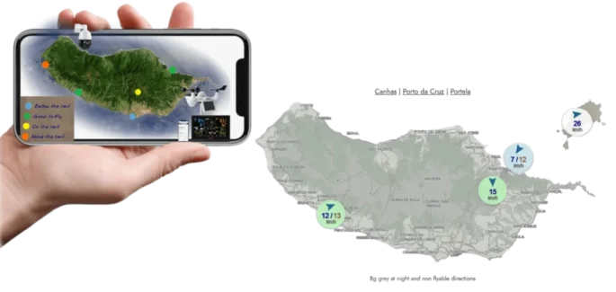 Phone app WESS Free Flight