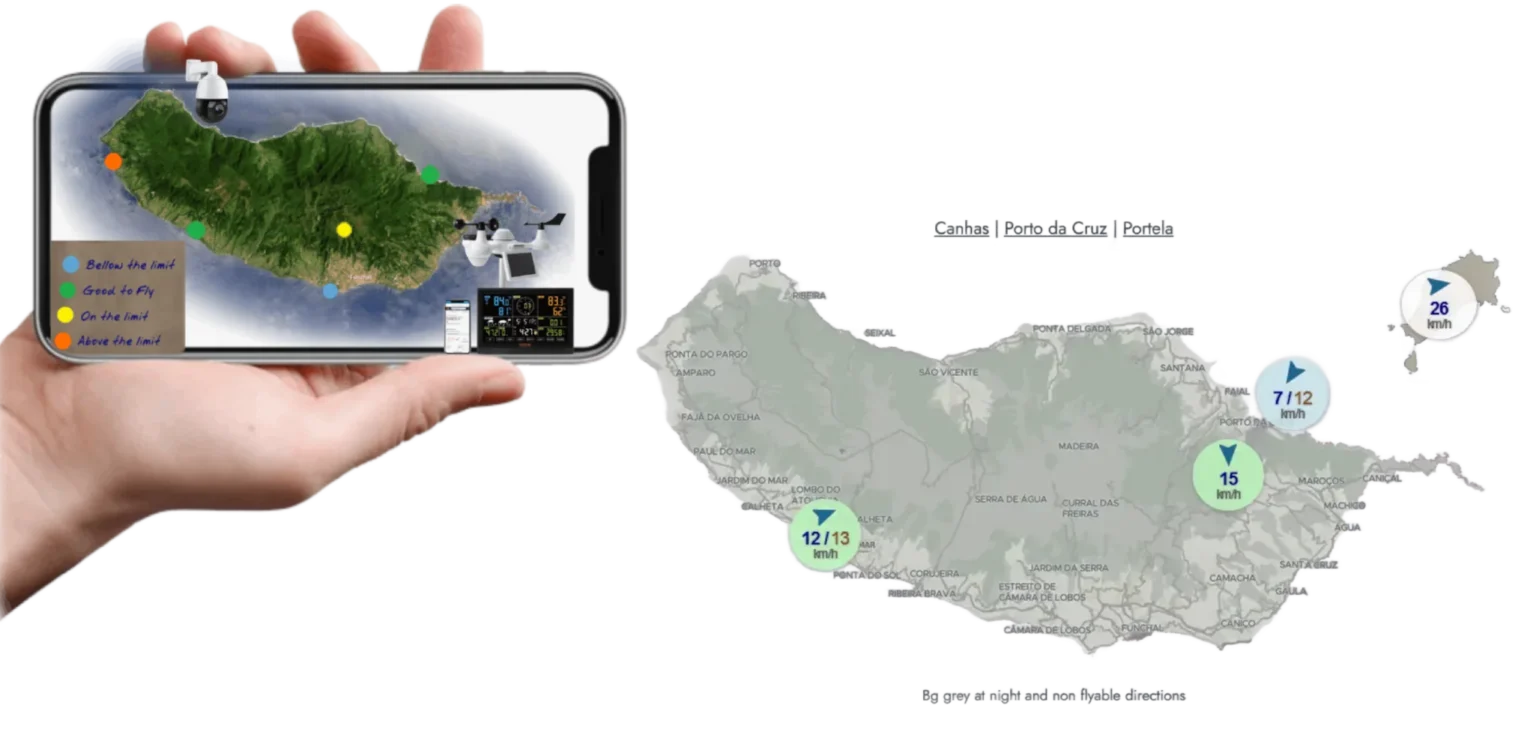 Phone app WESS Free Flight